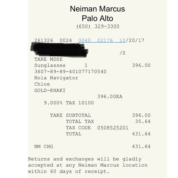 New, Unworn Chloé Nola Sunglasses: Gold Metal with Grey/Khaki Lenses - Picture 6 of 6